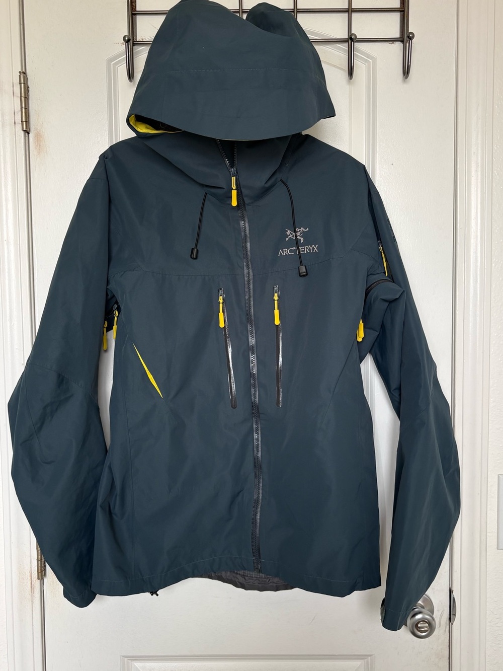Arc'teryx Alpha Jacket with Yellow Accents